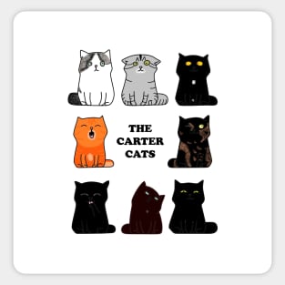 Carter Cats Sticker